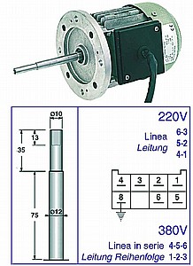 ���� ����� 0.19KW 220/380V