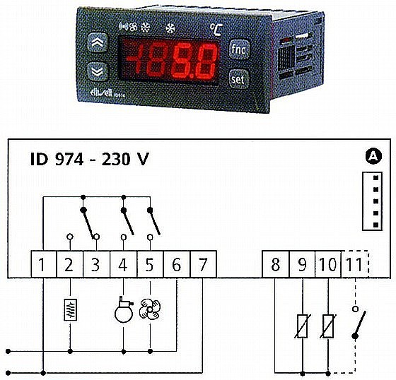 ��� ��� ����� (30+80-) 220V DIXEL XR40CX-5P0C1